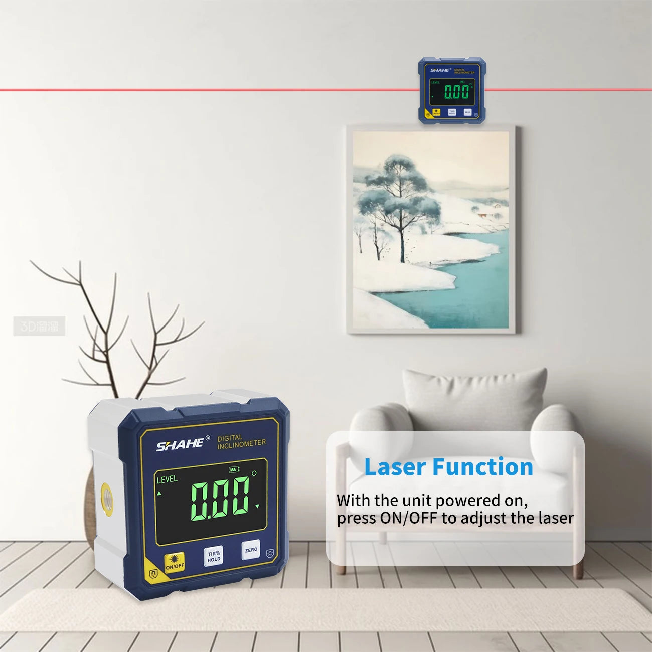 Digital Laser Inclinometer